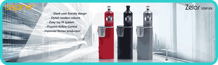 Kit cigarette electronique Aspire Zelos + Nautilus 2 Kit Aspire Zelos + Nautilus 2