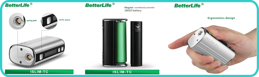 Box ISlim TC60W BullVapor - Voluptycig Box Islim TC60 w BetterLife - Voluptycig