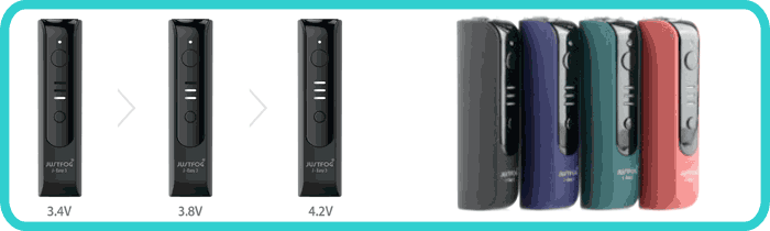 Justfog Batterie J-Easy 3 900 mAh