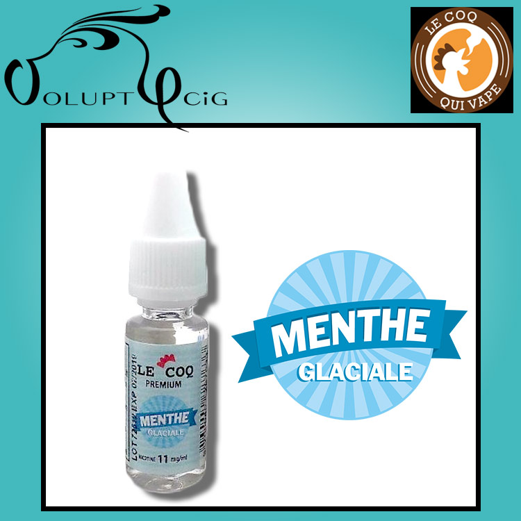 MENTHE GLACIALE 10ml gamme Le Coq Qui Vape 50/50 MENTHE GLACIALE 10ml gamme Le Coq Qui Vape 50/50