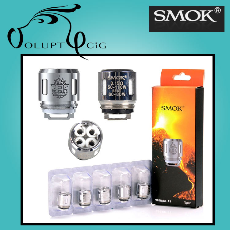 Résistance TFV8 BABY T8 0.15 Ohm Smok Résistance TFV8 BABY T8 0.15 Ohm Smok