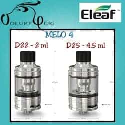 Clearomiseur Eleaf MELO 4 D22 2 ml - Cigarette électronique