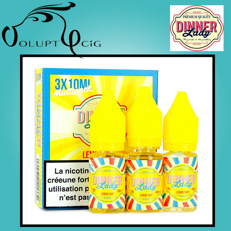 E-liquide LEMON TART Dinner Lady cigarette electronique E-liquide LEMON TART Dinner Lady cigarette electronique
