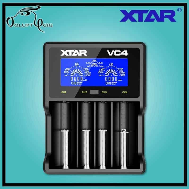 Chargeur Accu VC4 XTAR USB - Cigarette électronique