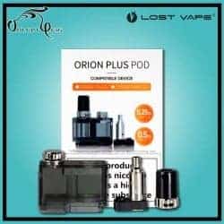 Cartouche / Pod ORION PLUS DNA+resistance 0.25/0.5 ohm Lost Vape - Cigarette électronique Pod