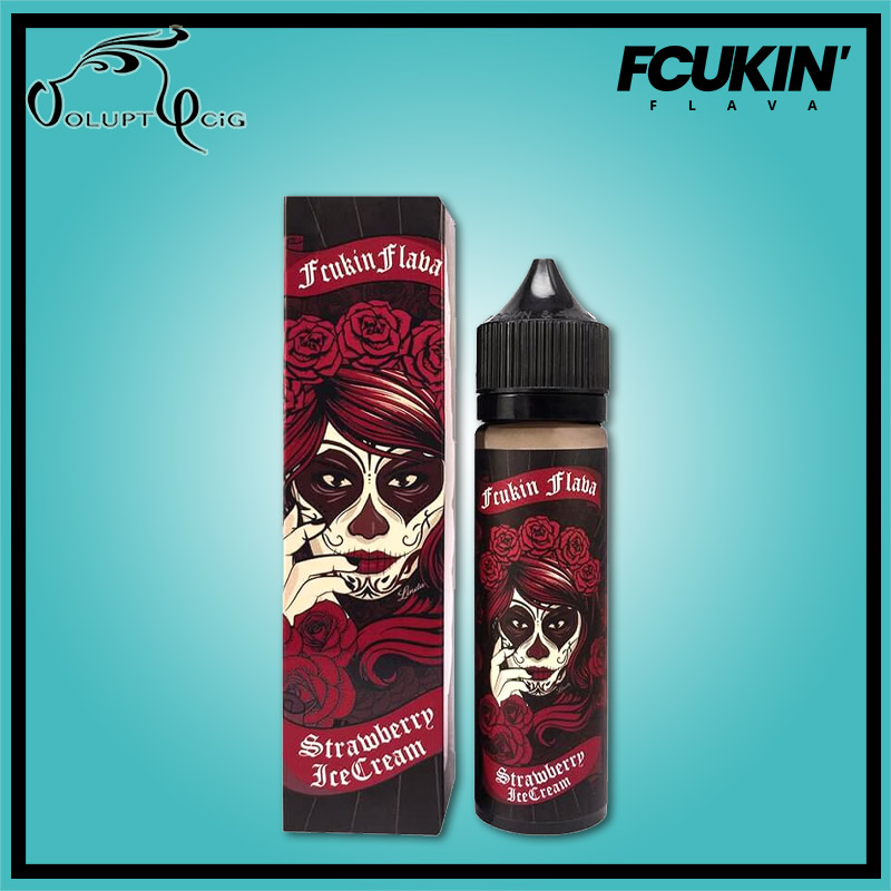 STRAWBERRY ICE CREAM 50ml 0mg Fcukin Flava