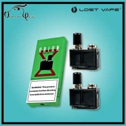 Pack 2 cartouches / Pod ORION DNA 0.25 Ohm Lost Vape - Cigarette électronique Pod