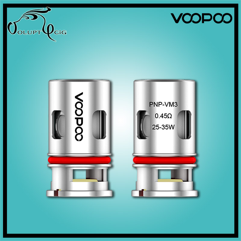Résistance VINCI VM3 PnP MESH 0.45 ohm Voopoo Résistance VINCI VM3 PnP MESH 0.45 ohm Voopoo