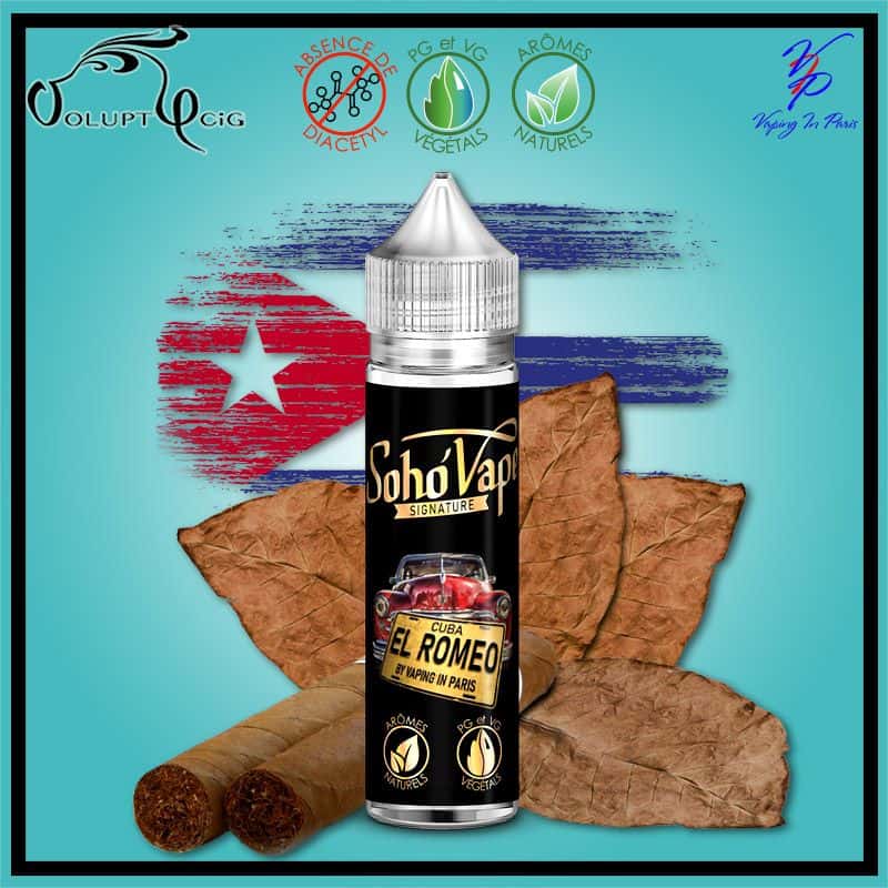 E-liquide Classic EL ROMÉO 40ml VIP Vaping In Paris - Eliquide français arôme naturel sans additif
