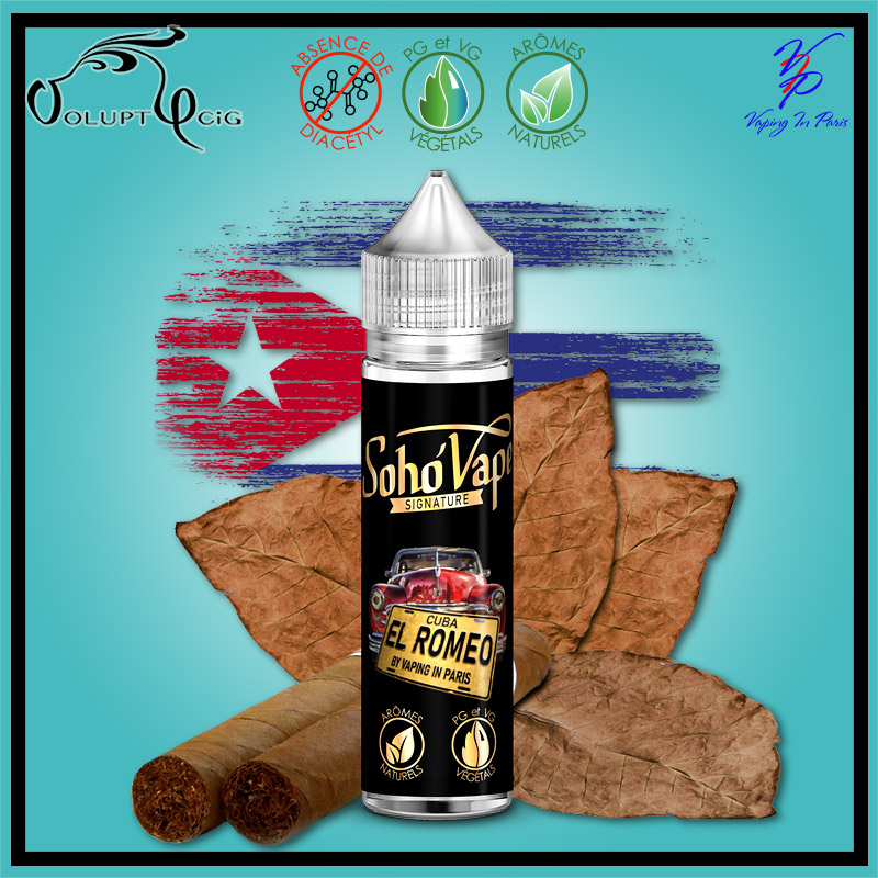 E-liquide Classic EL ROMÉO 40ml VIP Vaping In Paris - Eliquide français arôme naturel sans additif E-liquide Classic EL ROMÉO 40ml VIP Vaping In Paris - Eliquide français arôme naturel sans additif