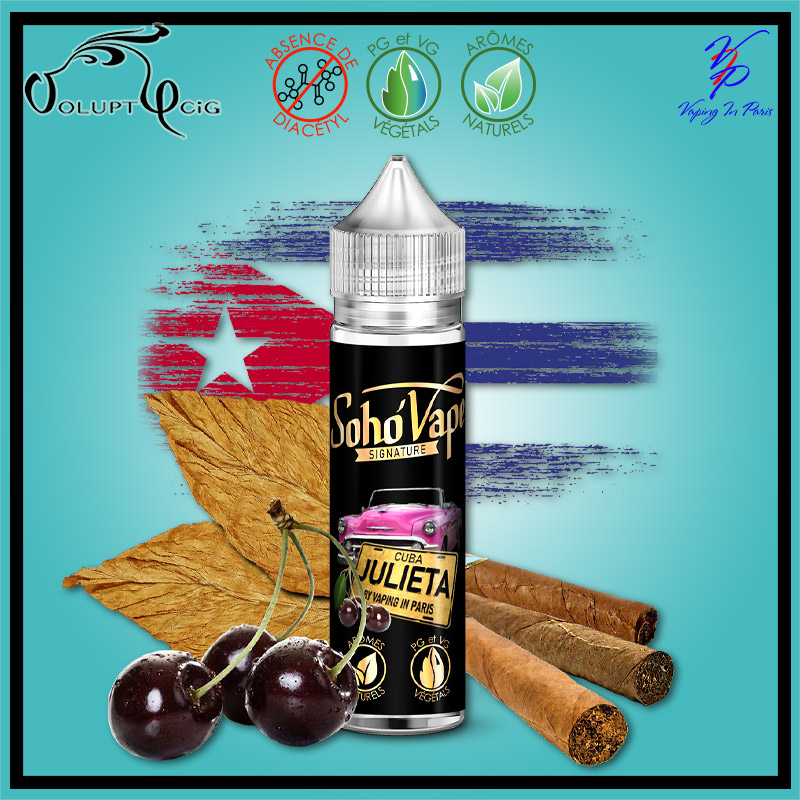 E-liquide Classic JULIETA 50ml VIP Vaping In Paris - Eliquide français arôme naturel sans additif