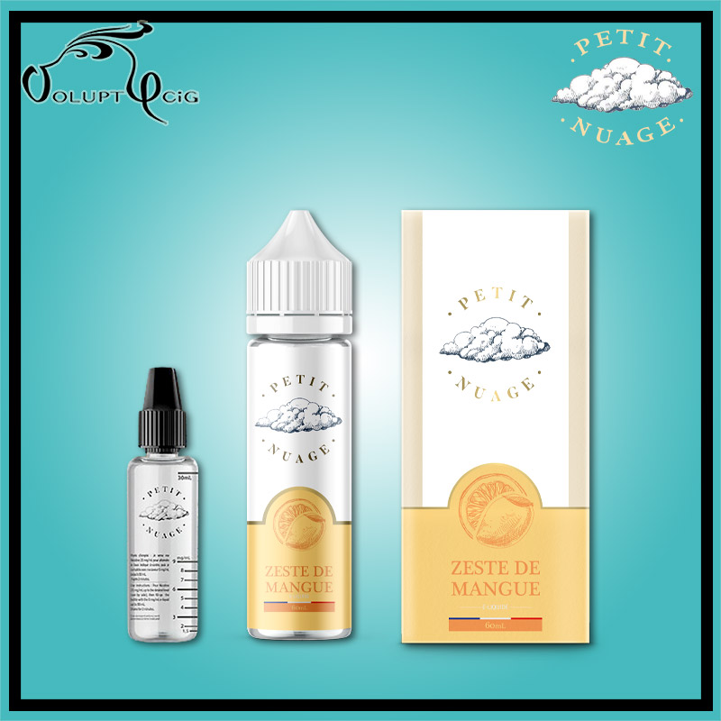 ZESTE DE MANGUE 60 ml Petit Nuage - Eliquide français ZESTE DE MANGUE 60 ml Petit Nuage - Eliquide français