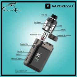 Kit SWAG PX80 Vaporesso - Cigarette électronique Pod
