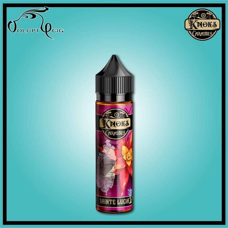 Eliquide SAINTE LUCIA 50 ml Knoks Caraïbes - Eliquide français Base 100% végétale