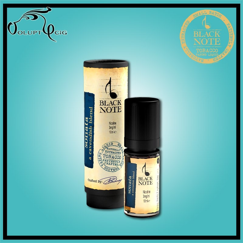 SONATA 10ml Black Note - Eliquide macérat tabac sans additf SONATA 10ml Black Note - Eliquide macérat tabac sans additf