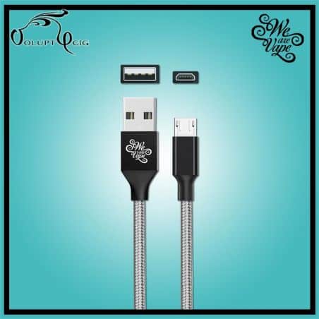 Chargeur USB Micro (box) 90cm - Cigarette électronique