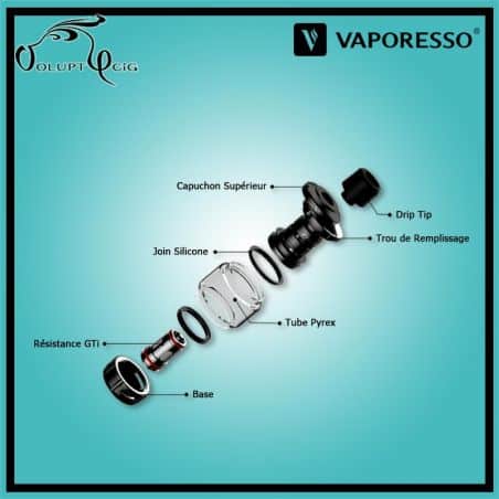 Clearomiseur ITANK 8ml Vaporesso - Cigarette électronique