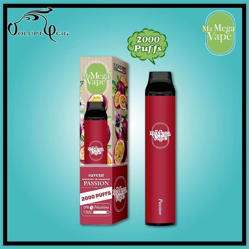 Vape Pen Jetable PASSION Ma Mega Vape