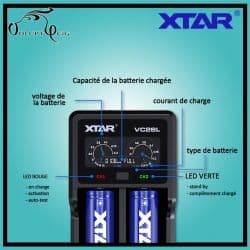 Chargeur Accu 18650 - VC2 SLXTAR USB