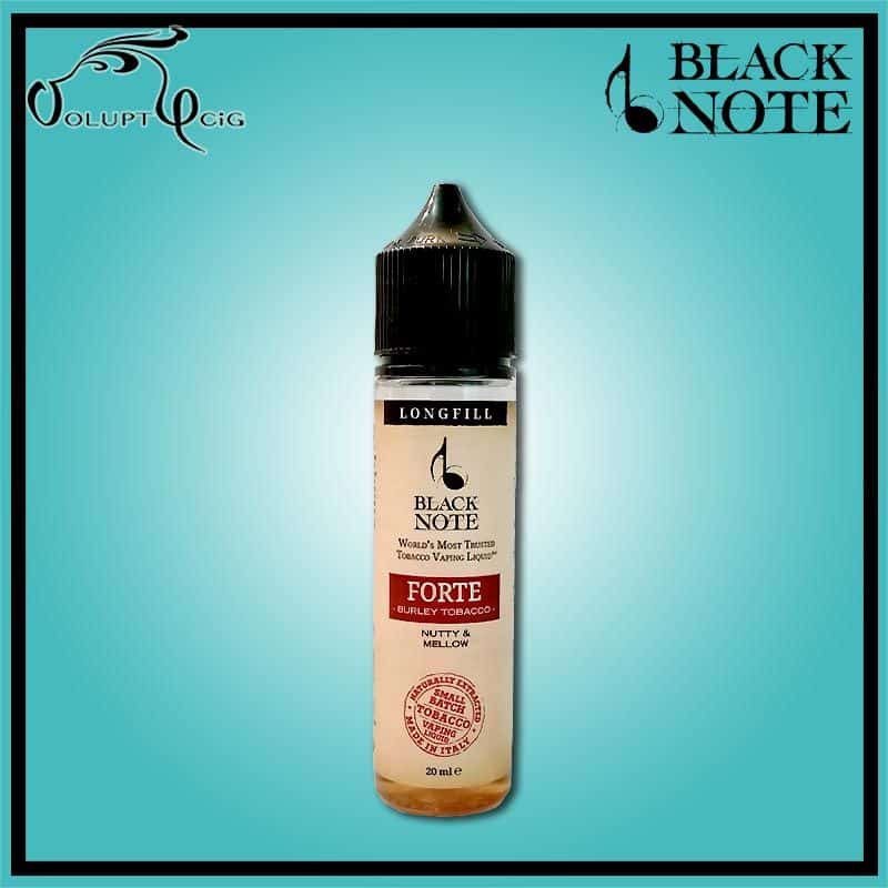 FORTE "longfill" 20 ml (40 ml à booster) Black Note - Eliquide macérat tabac sans additf