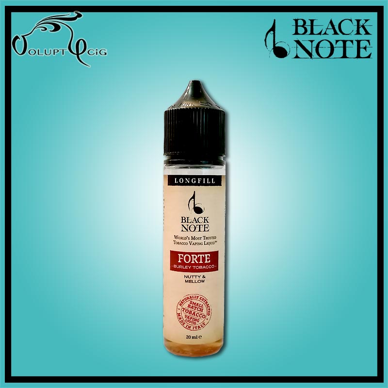FORTE "longfill" 20 ml (40 ml à booster) Black Note - Eliquide macérat tabac sans additf