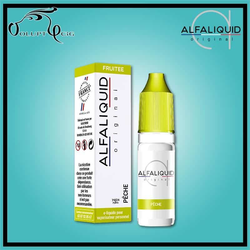 E-liquide Alfaliquid Peche - Eliquide français