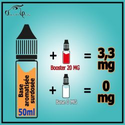 E-liquide PINKMAN 0mg 50ml VAMPIRE VAPE : comment booster en nicotine ?