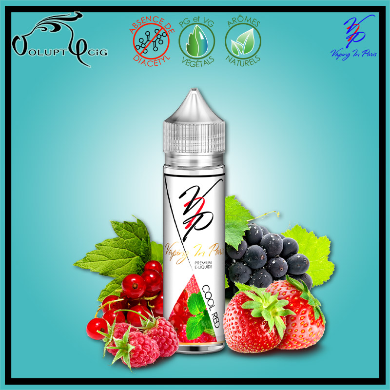 E-liquide COOL RED 50ml Vaping In Paris - Eliquide français arôme naturel sans additif