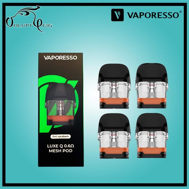 PACK 4 Unipod LUXE Q mesh 0.6ohm Vaporesso - Cigarette électronique Pod