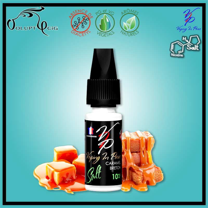 CARAMEL BRETON SALT 10ml sel de nicotine VIP