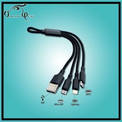 Cable USB PORTE-CLES 3 en 1