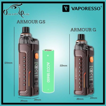 Kit ARMOUR GS Vaporesso - Cigarette électronique Pod