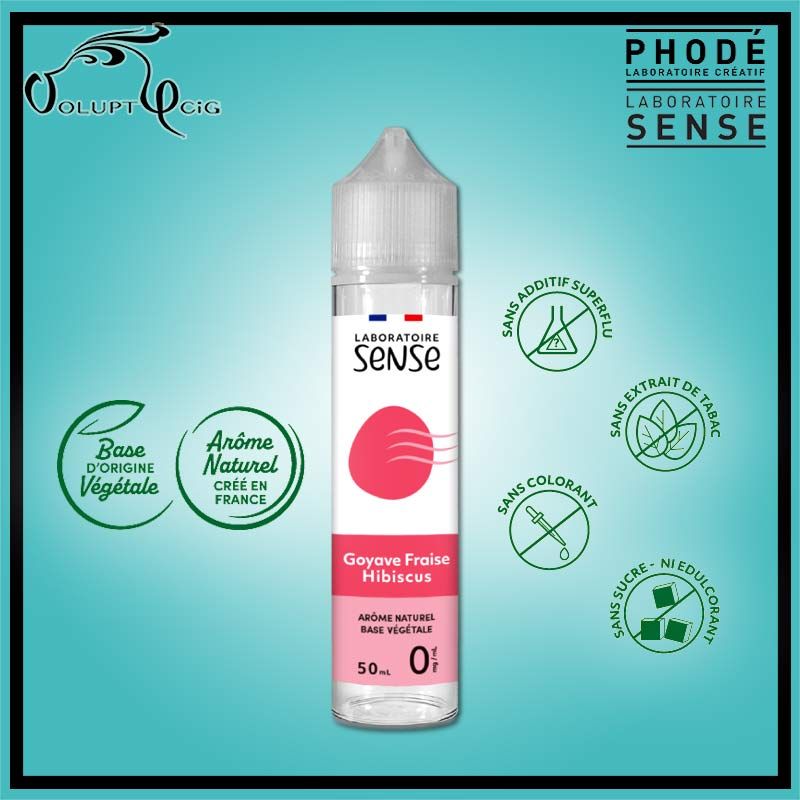 GOYAVE FRAISE HIBISCUS 50ml Sense