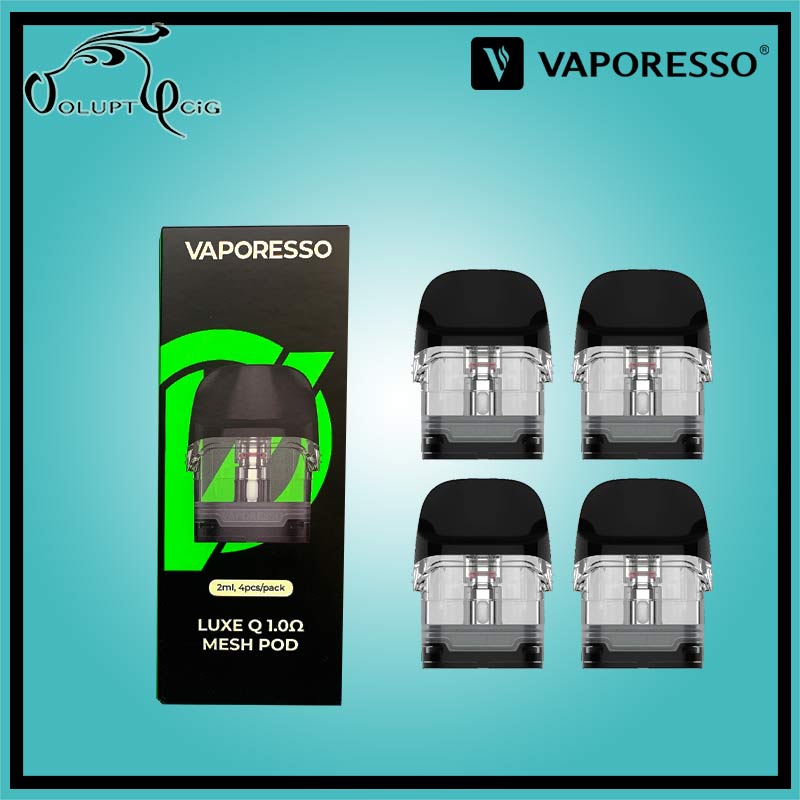 PACK 4 Unipod LUXE Q mesh 1.0 ohm Vaporesso - Cigarette électronique Pod