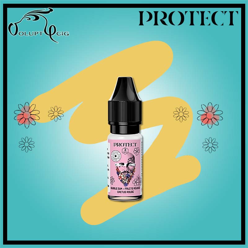 BUBBLE GUM FRUITS ROUGES CACTUS ROUGE 10ml Protect