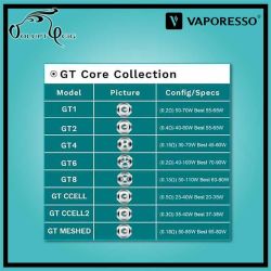 Résistance GT4 0.15 (30-70W) Vaporesso