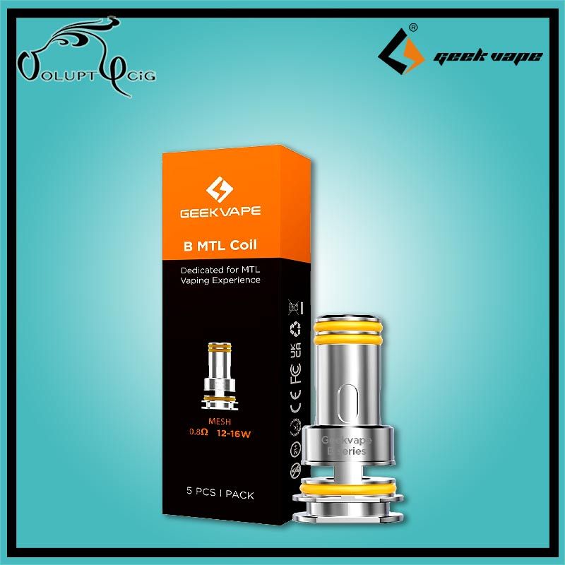 elfbar nachfüll pod läuft aus Résistance B MTL 0.8Ω Geekvape - adaptée au clearomiseur Z Nano MTL