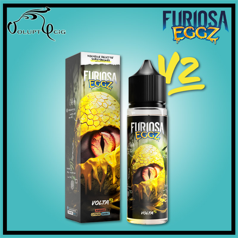 VOLTA 50ml V2 Furiosa Eggz - Eliquide français VOLTA 50ml V2 Furiosa Eggz - Eliquide français