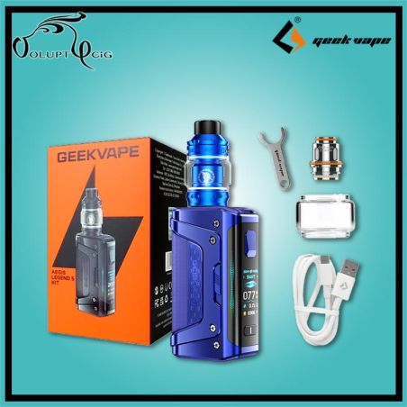 Kit AEGIS LEGEND 5 + ZEUS 5.5ml Geekvape - cigarette électronique accu rechargeable