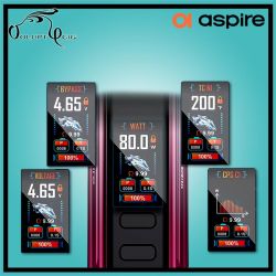 Box ZELOS X80 Aspire - cigarette électronique accu rechargeable