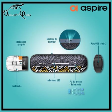 KIT Pod PIXO AURA 1300 mah Aspire