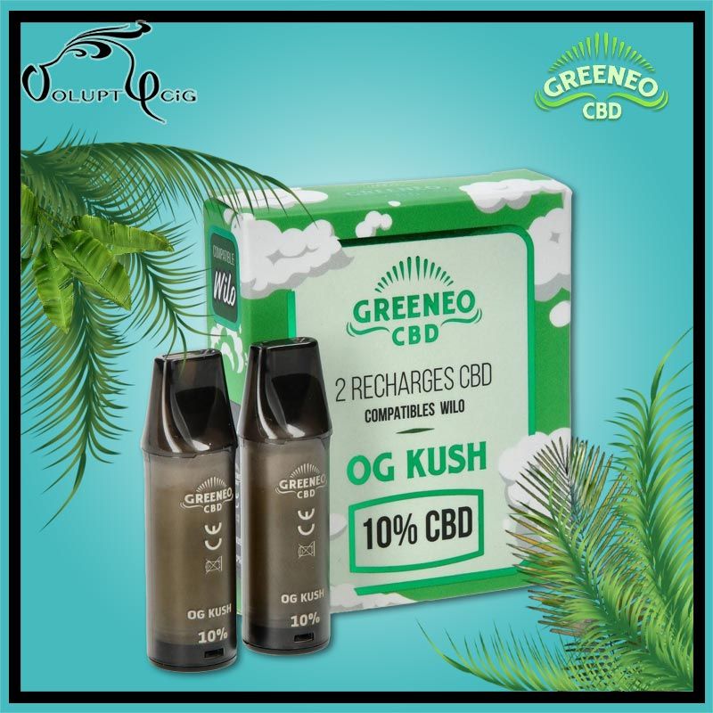 Cartouches CBD OG KUSH 10% Wilo X Greeneo