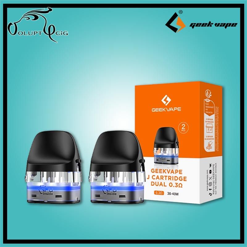 Cartouche Pod J 0.3 Ohm Geekvape (X2) - Voluptycig