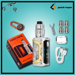 Kit AEGIS LEGEND 5 + Zeus 5 EVEREST SUNRISE Geekvape - cigarette électronique accu rechargeable