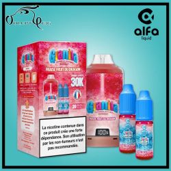 Pod Granita 30K - FRAISE FRUIT DRAGON 20mg Sel - Alfa