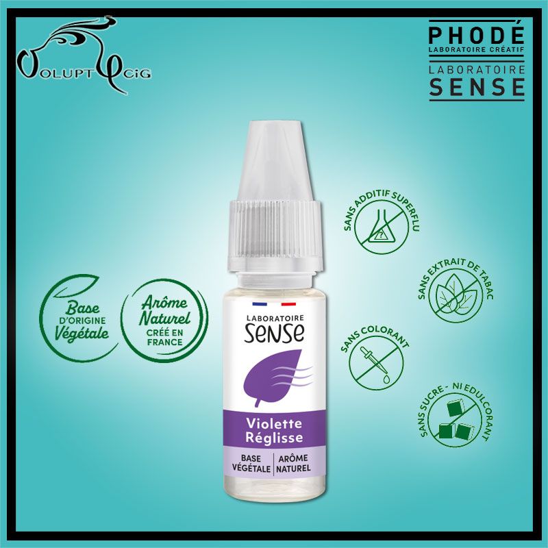 E-liquide REGLISSE VIOLETTE Sense Phode