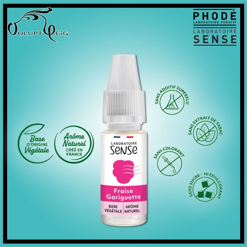 E-liquide FRAISE GARIGUETTE Sense Phode