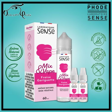 FRAISE GARIGUETTE Mix & Vape 60ml Phode