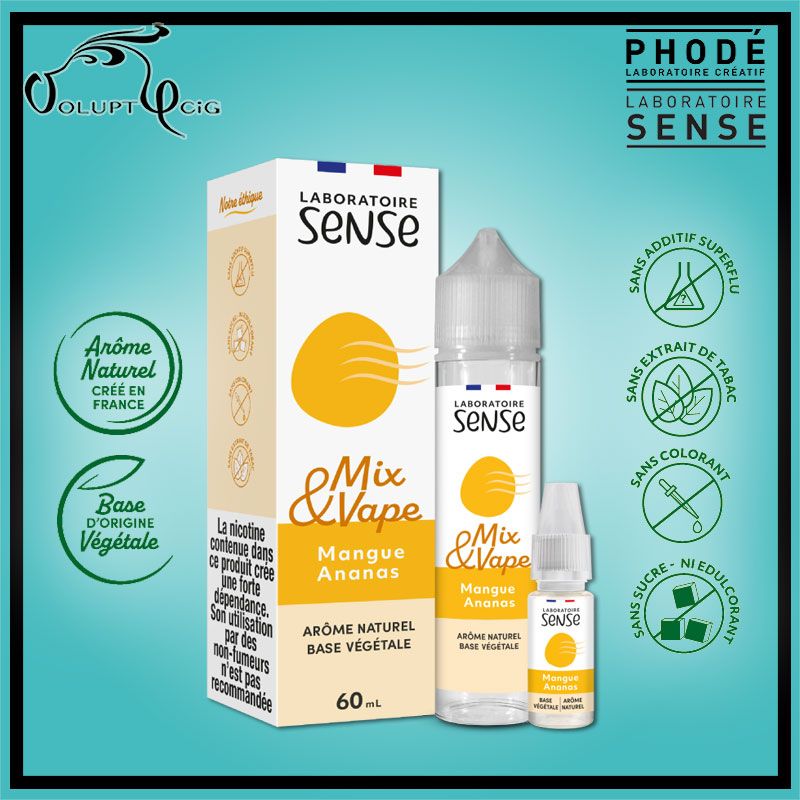 MANGUE ANANAS Mix & Vape 60ml Phode