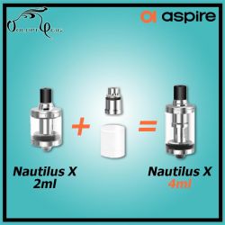PYREX Nautilus X + Adapter Kit 4ml Aspire